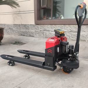 2 Tonnen elektrischer Paletten hubwagen Elektronischer hydraulischer Wiege stapler mit zusätzlicher Druck waage - Product Image 5