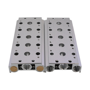 Base de colector de válvula solenoide de energía 4V310 de aluminio 100M 2F 3F 4F 5F 6F 7F 8F 9F para herramientas eléctricas - Product Image 1