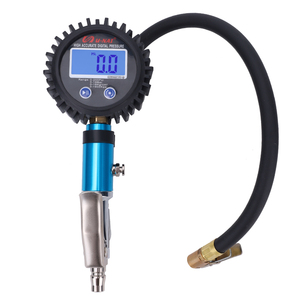 Manomètre numérique professionnel pour pneus, écran bleu HD, précision 1%, structure entièrement en alliage, pour réparation automobile - Product Image 4