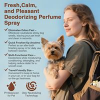 Spray de Cologne pour Animaux de Compagnie OEM, Parfum Naturel de Qualité Professionnelle, Parfum Longue Durée à la Lavande, Désodorisant pour Chiens et Chats, Santé