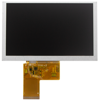 5 pouces personnalisé haute luminosité 1000 nits 800*480 IPS TN carré TFT lcd moniteur à écran tactile capacitif avec vga