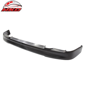 Convient uniquement pour Honda CRX Si 1990-1991, lèvre de pare-chocs avant style CS, non peinte, noire - Product Image 3