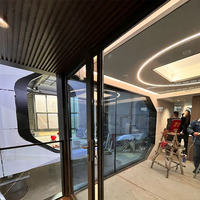 Villa préfabriquée haut de gamme de 40 pieds, capsule spatiale intelligente et écologique, best-seller 2026 pour les régions côtières