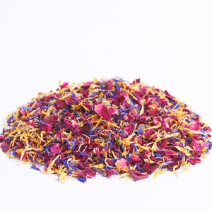 Mélange de fleurs comestibles pour garniture, pétales de rose, de marguerite et de bleuet pour gâteaux, cocktails, bougies, service personnalisé - Product Image 5