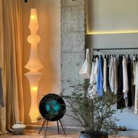 Lustre LED japonais Isamu Xuanzhi Zen Long 120 cm, style Wabi-Sabi artistique, pour villa, escalier, vitrine de magasin de vêtements