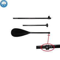Pagaie de SUP gonflable en fibre de carbone avec lame en plastique réglable