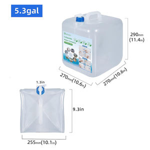 Seau pliable en LDPE de camp en plein air de qualité <span class=keywords><strong>alimentaire</strong></span> Offre Spéciale sac à eau pliant <span class=keywords><strong>jerrican</strong></span> Cubitainer - Product Image 6