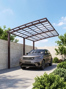 Modern Aluminum Frame Polycarbonate Roof Carport Outdoor Waterproof Parking Shed - Product Image 2