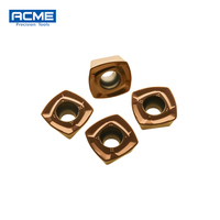 Plaquettes de fraisage en carbure PVD de marque ACME à consistance de bord supérieure SDMT120512-GM/GH pour machines de fraisage CNC OEM Face