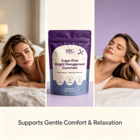 Gummies SYC BIO sans sucre pour la gestion du poids, 60 unités, avec mélatonine et L-théanine, soutien du sommeil, bien-être nocturne, santé quotidienne
