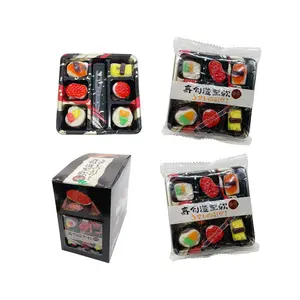 4D 일본 초밥 모양 구미 젤리 소프트 캔디