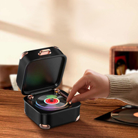 En gros, haut-parleur sans fil portable BTS de 1200 mAh, lumière RVB, son HiFi pour les boîtes à musique d'époque, version BT 5.4