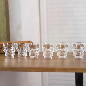 Vasos de <span class=keywords><strong>Tequila</strong></span>, Vodka y Whisky con Forma de <span class=keywords><strong>Calavera</strong></span>, Mini Vasos de Chupito de 50 ml, Baratos al por Mayor - Product Image 3