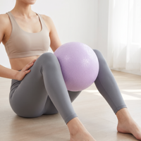 Pelota de Estabilidad de PVC Suave Antideslizante de 25 cm para Yoga, Equipo de Gimnasio en Casa para Pilates y Entrenamiento Corporal