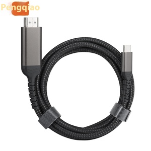 Loại-C cho <span class=keywords><strong>HDMI</strong></span> 4K 60Hz hiển thị Bộ chuyển đổi cáp PVC Áo khoác USB-C HDTV Video cáp cho máy tính TV điện thoại cùng một màn hình máy chiếu - Product Image 4