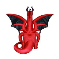 Livraison rapide Dragon gonflable de dragon volant gonflable commercial personnalisé avec boule de cristal à vendre