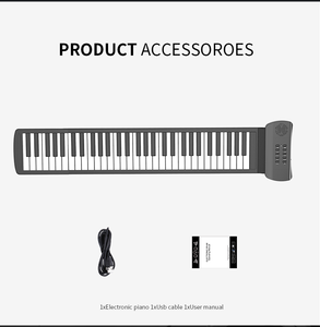 Piano électronique professionnel à 61 touches <span class=keywords><strong>Usb</strong></span> <span class=keywords><strong>Midi</strong></span> pour enfants, jouet, clavier <span class=keywords><strong>roland</strong></span> - Product Image 4