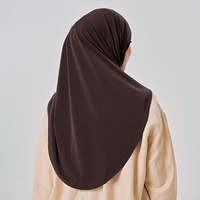 Hijab sport instantané prêt-à-porter, respirant, doux, extensible, en jersey mesh intérieur, style ninja Najwa, pour femmes.