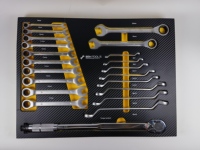 Armoire à outils à roulettes à 6 tiroirs pour réparation automobile avec poignée et roues, rangement portable OEM pour jeux d'outils