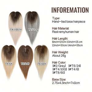 Extensions de cheveux indiens Remy pour femmes, avec volume, en dentelle vierge, nœuds invisibles, pour cheveux clairsemés - Product Image 3