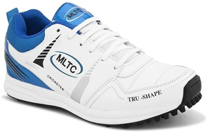 Blue <b>White</b> Sports Shoes Lightweight Breathable <b>Cricket</b> Running Sports Shoes Comfortable Non Slip Daily Training Shoes - Product Image 4