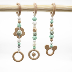 Aliexpress Offre Spéciale Éducatifs Écologiques Naturel Intérieur Activité Jouer En Bois Baby Gym Jouet Suspendu - Product Image 5