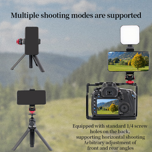 1/4 ''support de caméra d'action Smartphone monopode escargot téléphone Clip trépied pour iPhone <span class=keywords><strong>GoPro</strong></span> <span class=keywords><strong>6</strong></span> accessoires de caméra - Product Image 4