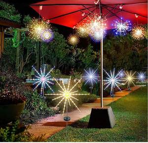 Feu d'artifice <span class=keywords><strong>solaire</strong></span> extérieur étanche à LED de Noël pour le jardin, le paysage, la villa et le sentier. - Product Image 6