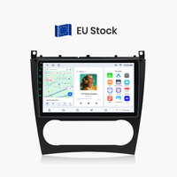 Reproductor de video para autorradio Junsun de 9 pulgadas para Mercedes Benz Clase C W203 2005-2009 C200 C230 C240 C320 C350 CLK W209 Sistema de navegación GPS para automóvil
