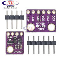 GY-BME280-3.3V 5V Modul Sensor Suhu & Kelembapan Tekanan Atmosfer Presisi Tinggi 1x1x1cm Industri Tertanam