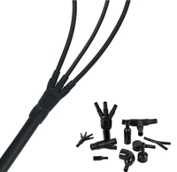Manchon thermorétractable équivalent Raychem 301A034, tube thermorétractable, pièces moulées pour faisceau de câbles