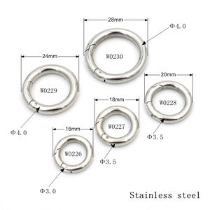 Chất lượng thép không gỉ mùa xuân <span class=keywords><strong>Clasp</strong></span> Nickel miễn phí mùa xuân Vòng <span class=keywords><strong>Clasp</strong></span> Túi Xách Phụ Kiện mùa xuân cổng vòng - Product Image 5