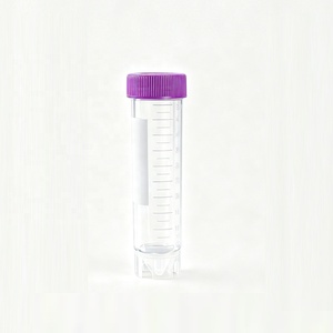 หลอดปั่นเหวี่ยงพลาสติกแบบมีฝาเกลียวที่ก้น ขนาด 50 มล. แบบมีขีดบอกปริมาตร ปราศจากสาร DNA RNAse - Product Image 1
