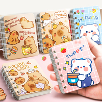 Petit carnet de notes personnalisé en forme d'ourson A7, petit carnet d'animaux avec logo personnalisé, carnet de notes de poche en spirale
