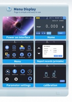 Medidor de Humedad Digital Halógeno Industrial Portátil con Pantalla Táctil de 5 Pulgadas