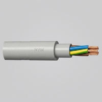 Câble d'alimentation NYM d'usine 2x1.5 3x2.5 5x6, câble électrique multiconducteur à isolation PVC pour usage industriel avec homologation VDE