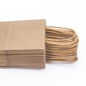 Bolsas de Papel Personalizadas al por Mayor, Cajas de Cartón, Bolsas de Regalo, Bolsas de Compras, Bolsas de Papel Kraft para Comida para Llevar con Asa - Product Image 5