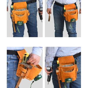 Premium Adjustable Waist Tool Bag Carpenter Tool Rig with Carry Handles <b>Gift</b> for Men Multi Purpose Storage Bag for Outdoor - Product Image 6
