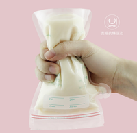 Sachets de Conservation de Lait Maternel 30 Pièces, 150ml ou 200ml, Peuvent Être Utilisés Debout, Double Scellage pour Stockage Horodaté