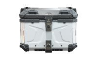 F2-MOTO Bagages en alliage d'aluminium pour moto, boîtes supérieure et arrière Ox Horn 45L, logo personnalisé, rénovation/mise à niveau, garantie de 12 mois