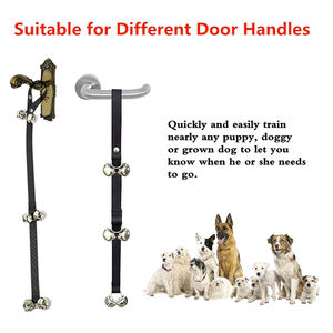 Chien de compagnie porte Pot formation cloches toucher sonnette dîner réglable cou cloche <span class=keywords><strong>collier</strong></span> - Product Image 2