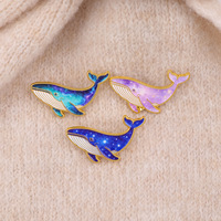 Nouveau produit : Broche en alliage de zinc motif dauphin de dessin animé mignon, accessoire créatif pour sac à dos, épingle à revers, pendentif DIY, vente en gros