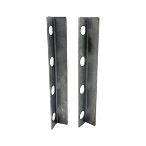 Support d'angle en acier au carbone à 4 trous pour connecteurs de meubles, supports d'étagères, durable, zingué - Product Image 3