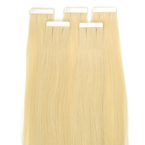 KSWIGS – Extensions de cheveux à bandes adhésives de couleurs mélangées, 100 % cheveux humains vierges Remy, trame invisible pour salons et distributeurs en gros – Vente directe usine - Product Image 2