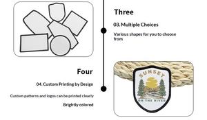 Transfert thermique vierge, DIY créatif, colle pour tissu, colle pour patch, processus de collage à chaud - Product Image 6