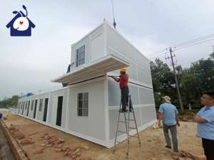 Contenedor temporal plegable Casa móvil Oficina modular Casa prefabricada Contenedor para la venta - Product Image 4