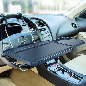 Table de voiture volant manger chariot de travail boisson nourriture café porte-marchandises plateau voiture ordinateur portable bureau support Table de siège - Product Image 2