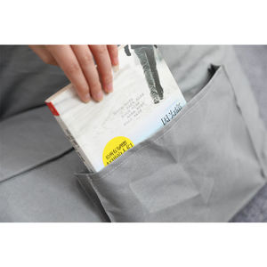 משולש צורת שקית שעועית כיסא מלא קצף שעועית שקית ספה עם כיס יחיד שומן ילד רצפת ספת שקית שעועית מרפסת ספה עצלנית - Product Image 4