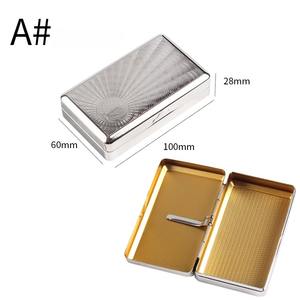 Caja de cigarrillos de metal portátil RTS, bolsa de tabaco de acero inoxidable, caja con control de humedad, caja de tabaco enrollada a mano - Product Image 6