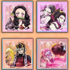 Boîte mystère de figurines d'anime japonais en acrylique, décoration de bureau, carte à collectionner, <span class=keywords><strong>manga</strong></span> japonais, art mural pour chambre, cadeau, jouet - Product Image 5